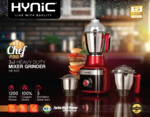 CHEF PRO 3IN1 MIXER GRINDER 1200W (HB626)