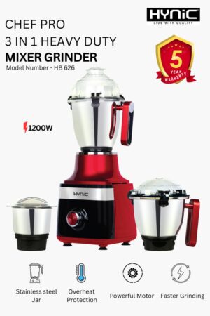 CHEF PRO 3IN1 MIXER GRINDER 1200W (HB626)