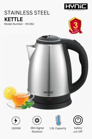 STAINLESS STEEL KETTLE 1.8L (HK853)