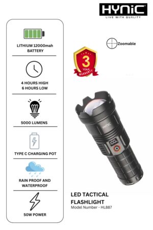 TACTICAL LED FLASHLIGHT (HL887)