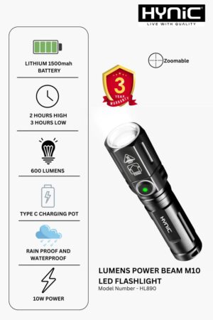 POWER BEAM M10 LED FLASHLIGHT (HL890)