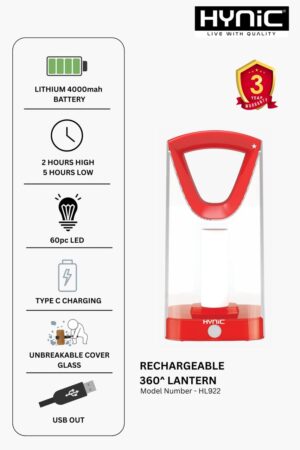 RECHARGEABLE EMERGENCY LANTERN