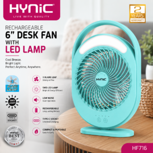 Rechargeable Desk Fan – HF716